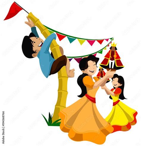 Philippine Festival Stock Illustration | Adobe Stock