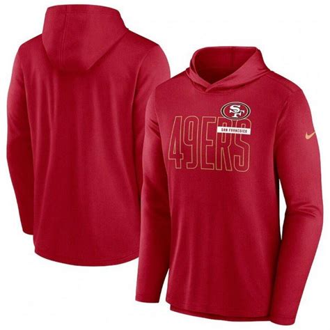 49ers 2023 Sideline Performance Lightweight Hoodie – US Sports Nation