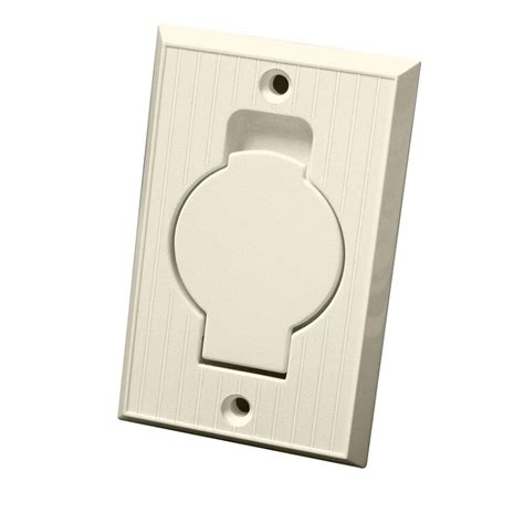 Central Vac Inlet Valve with Round Door - Beige for Beam