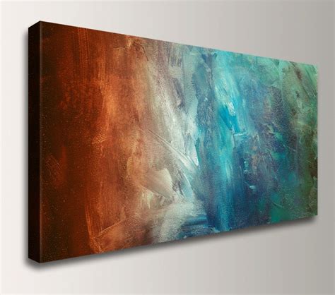 Panoramic Art Abstract Painting Reproduction Canvas Print