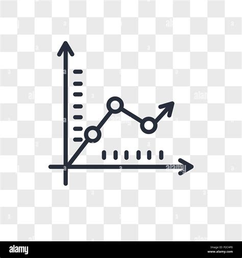 Graph vector icon isolated on transparent background, Graph logo concept Stock Vector Image ...