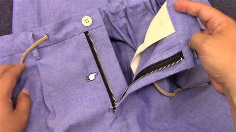 How to sew a fly front zipper - YouTube