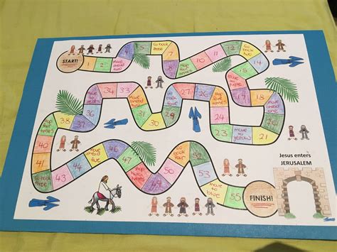 Jesus enters Jerusalem board game Life Board Game, Board Games Diy, Board Games For Kids, Kids ...