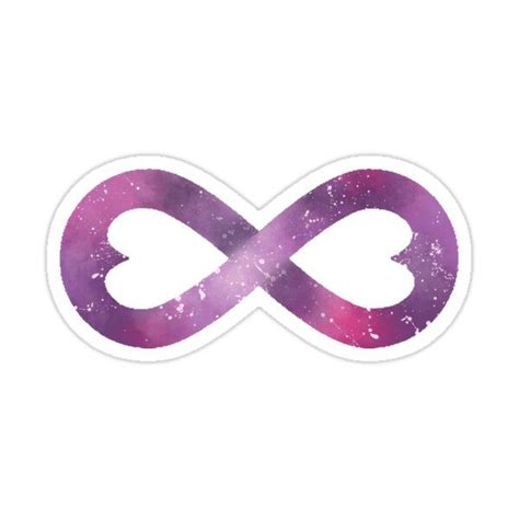 Infinity heart symbol sticker by nekosdrawings – Artofit