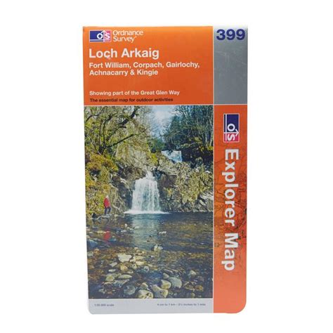 Explorer 399 Loch Arkaig Map | Fiveopia