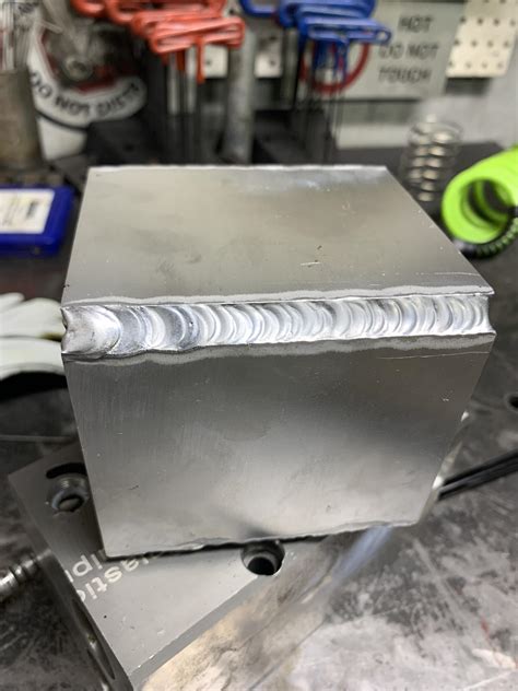 New to tig welding aluminum (tig in general) how’d I do? What can I do ...