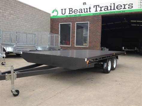 16 X 8 Tandem Flat Top Trailer 2800kg ATM | U Beaut Trailers