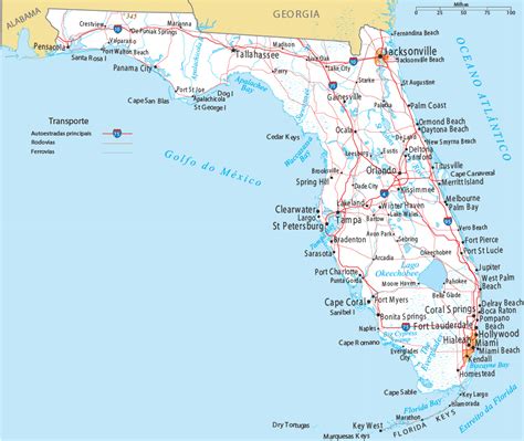 Mapa De La Florida USA | Printable Map Of USA