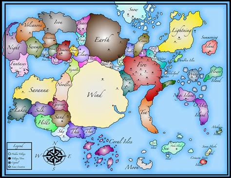 Naruto World Map by Mcskeleton on DeviantArt | Naruto world map, Naruto ...