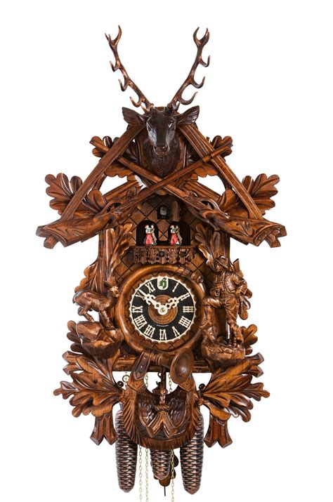 Original handmade Black Forest Cuckoo Clock / Made in Germany 2-8674 ...