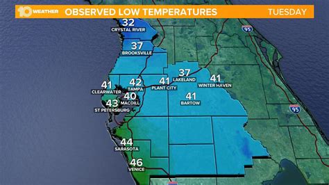 Tampa Bay weather: Coldest temps of the season recorded overnight ...