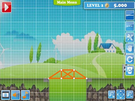 Play free online game in the Bridge Builder