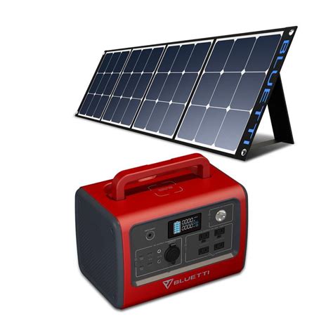 BLUETTI EB70 Solar Generator with Solar Panel Included Portable Power ...