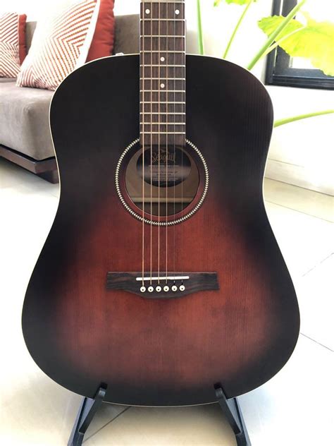 Godin Seagull S6 Original Burnt Umber QIT Acoustic Guitar, Hobbies ...