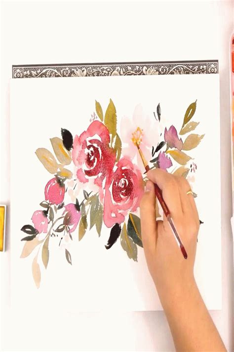 How to Paint Jewel Tone Roses BEGINNER WATERCOLOR TUTORIAL YouTube ...