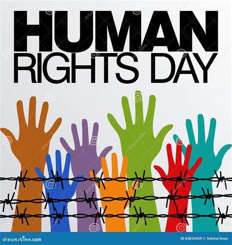 Human Rights Day Vector Template Stock Vector - Image: 63034459