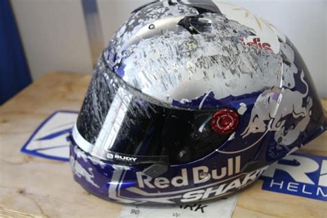 Miguel Oliveira Survived 300 km/h Thanks to Shark Race-R Pro GP Helmet ...