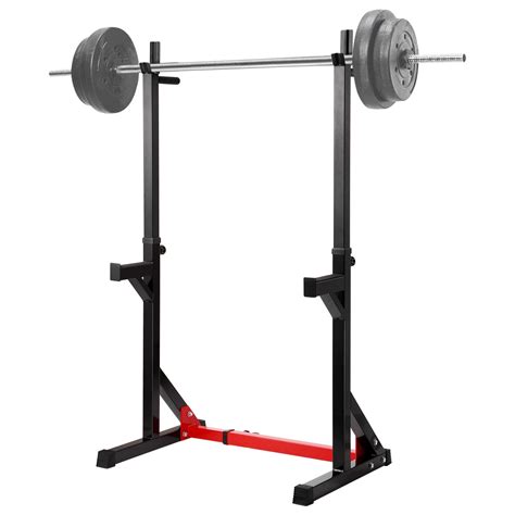 Ollieroo Multi-function Barbell Rack Dip Stand Gym Family Fitness Adjustable Squat Rack Weight ...