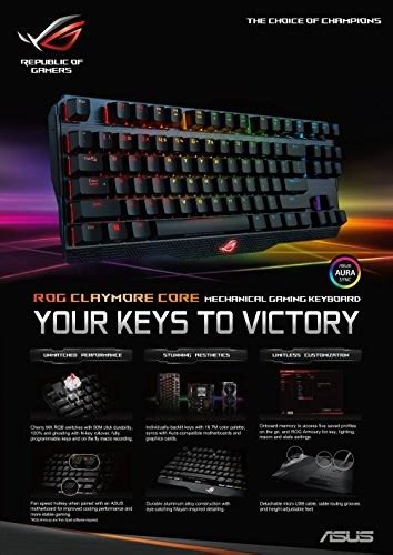 Asus ROG Claymore Core Cherry MX Red Keyboard - Specs, Compare Prices ...