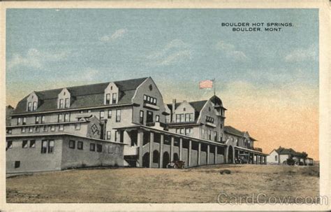 Boulder Hot Springs Montana Postcard