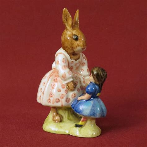 Royal Doulton Dollie Bunnykins Playtime Figurine from alleycatlane on Ruby Lane