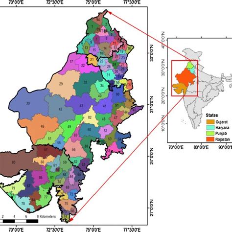 Tehsil map of Sirohi District of Rajasthan. | Download Scientific Diagram