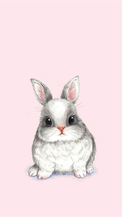 Pink Bunny Kawaii Rabbit Wallpapers - Wallpaper Cave