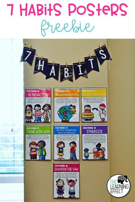 7 Habits For Kids Printables