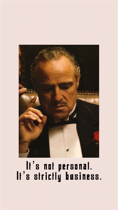 Don Vito Corleone “The Godfather” - Wallpaper | The godfather wallpaper, Godfather quotes ...