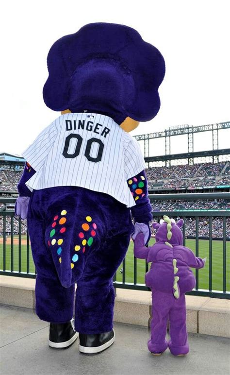 Colorado rockies mascot dinger | Colorado rockies baseball, Colorado ...