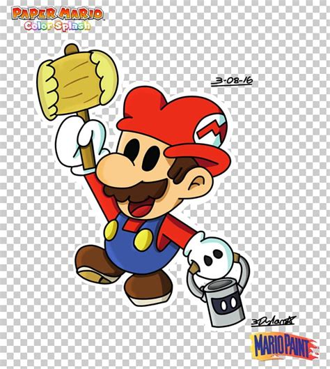 Paper Mario: Color Splash Super Mario Bros. PNG, Clipart, Area, Art ...