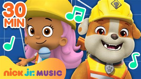 Songs About Construction w/ Bubble Guppies, Rubble & More! | 30 Minute Compilation | Nick Jr ...