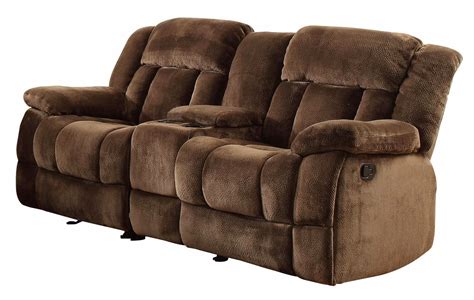 Modern Cheap Reclining Sofa Reviews: Reclining Sofa With Center Console