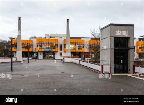 Deserted campus of the TU Dortmund University during the shutdown in ...