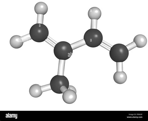 Chemical structure of isoprene, rubber (polyisoprene) building block (monomer Stock Photo - Alamy