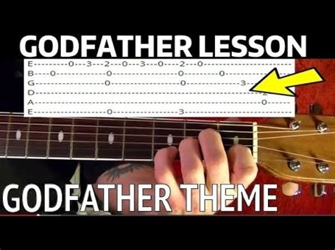 The Godfather Theme - Guitar Lesson WITH TABS! - YouTube