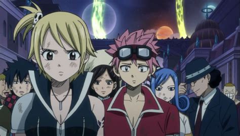 Image - Edolas Fairy Tail Watching the Earth Land Fairy Tail Leave.jpg - Fairy Tail Couples Wiki