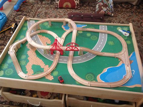 Wood Train, Wooden Train Set, Brio Train, Toy Room Organization, Train ...