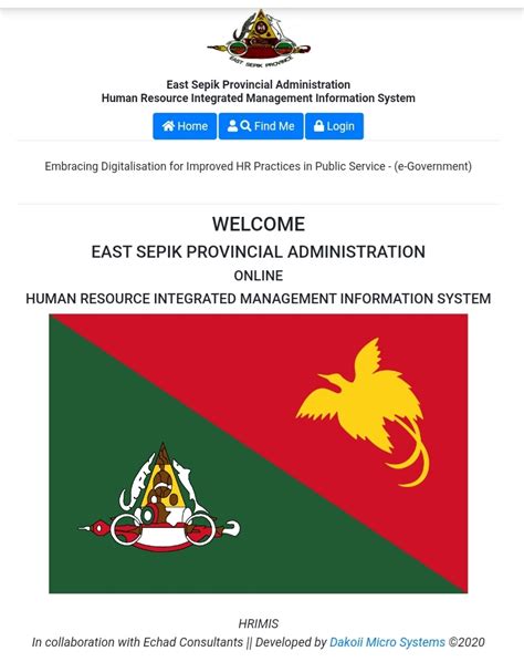 HRIMIS for East Sepik Provincial Administration – Dakoii Systems