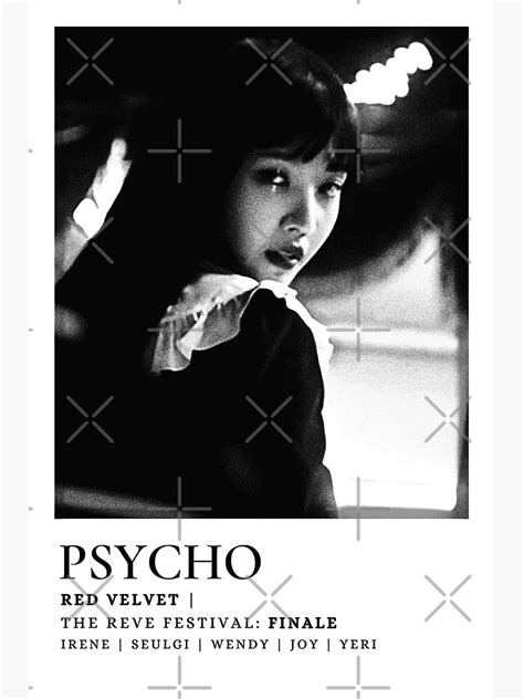 "Joy Psycho Red Velvet" Poster for Sale by GesiNesah | Redbubble