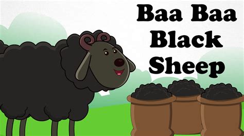 Cartoon Black Sheep