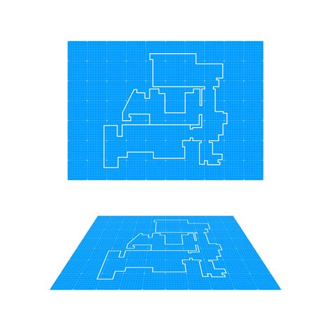 Blueprint house plan drawing. Vector stock illustration 29896060 Vector Art at Vecteezy