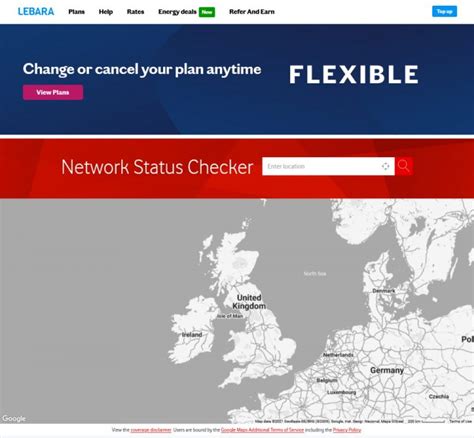 Lebara Mobile UK Coverage: 4G & 5G Network Coverage Map