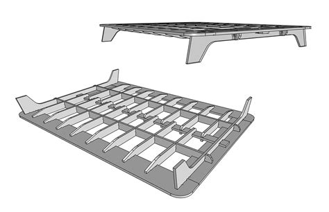 trestle bed frame — craig stover