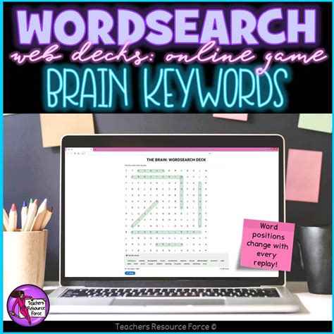 Brain Wordsearch Online Game