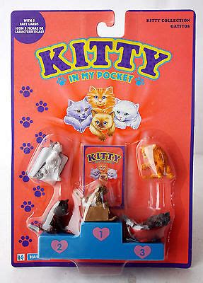 RARE VINTAGE 1994 KITTY IN MY POCKET COLLECTION 8 + CARDS HASBRO NEW SEALED ! 5023117239748 | eBay