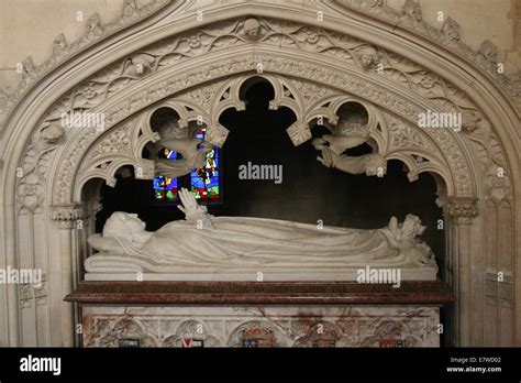 Tomb of Catherine Parr, Queen of England, last wife of King Henry the VIII, Sudeley Castle Stock ...