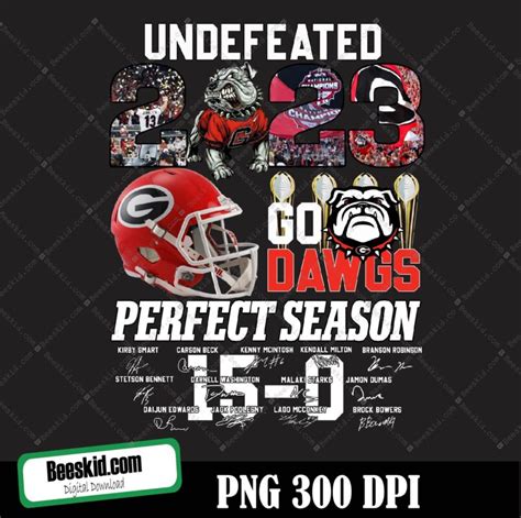 Georgia Bulldogs Undefeated 2022 Png, Champ Png, Georgia Bulldogs ...