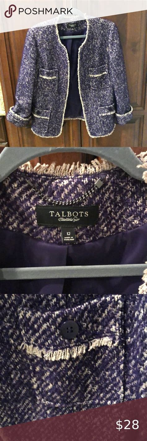 Talbots tweed jacket | Tweed jacket, Jackets, Talbots
