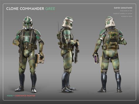 ArtStation - Clone Commander Gree